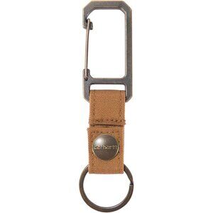 🆕 Men Brown Unisex Adult Durable Metal Key Keeper Belt Loop Self-locking Holder